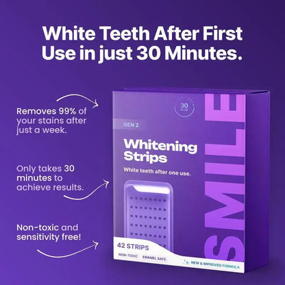 Purple Teeth Whitening Strips (42 Pack)