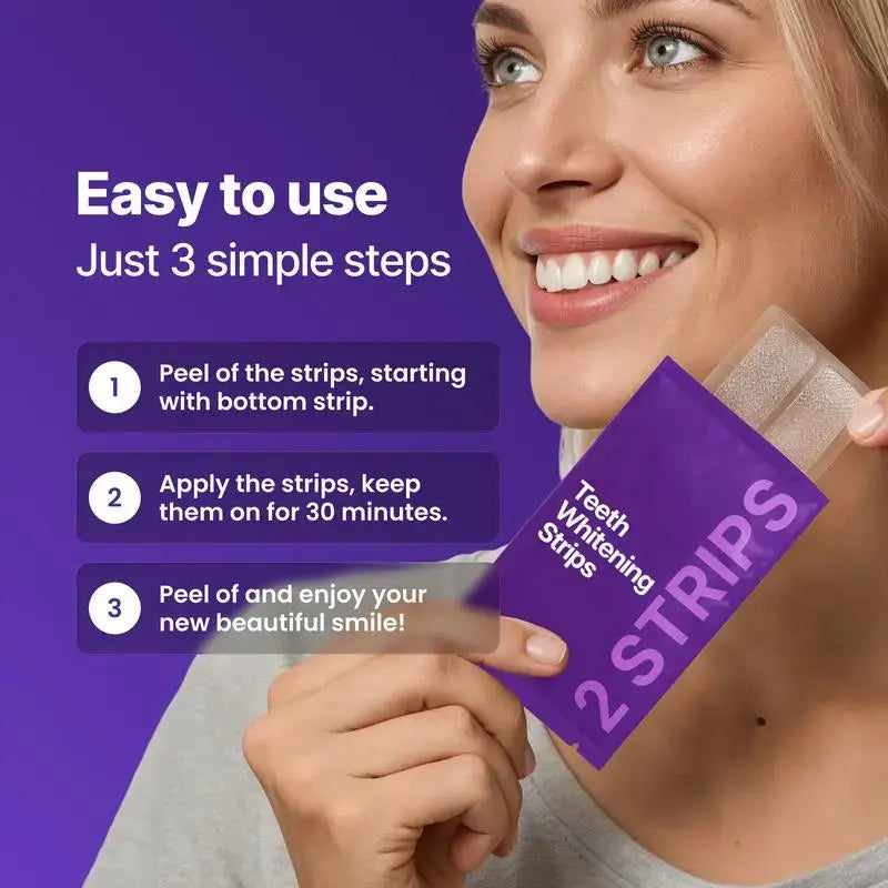 Purple Teeth Whitening Strips (42 Pack)